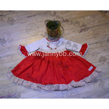 hand smocked boutique girl christmas remake dress